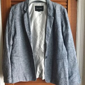 grey Banana Republic blazer